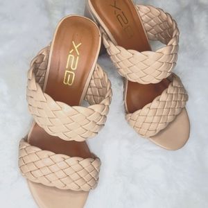 Braided chunky heel size 5.5